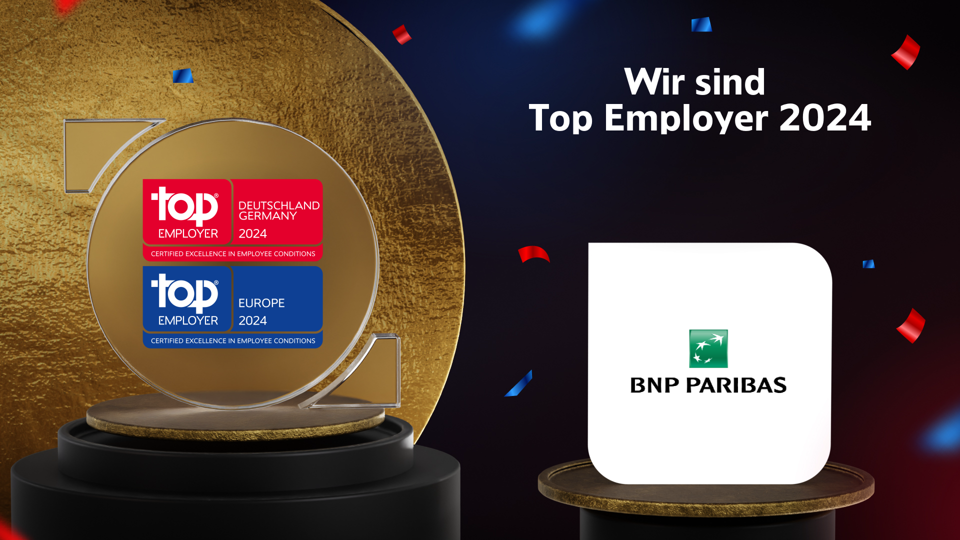 BNP Paribas Deutschland ist Top Employer 2024 BNP Paribas Germany